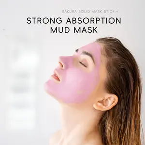 Sakura Purifying Mud Mask Stick 1PC | Deep Clean & Oil Control For Summer