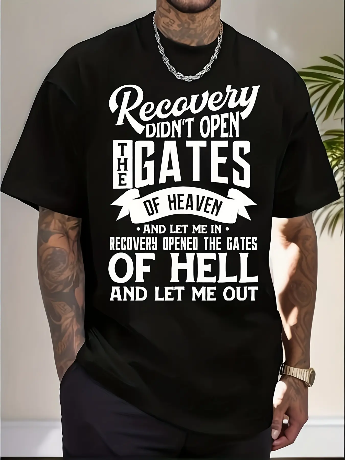 Men's & Women's 12 Steps AA Sobriety Recovery T-Shirt - 220gsm  Addiction Group Gift, 12 Step Program Apparel, Comfortable Round Neck Tee for Alcoholics Anonymous Meetings &