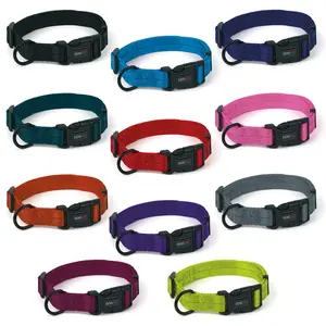 Dogline  Nylon Flat Dog Collar
