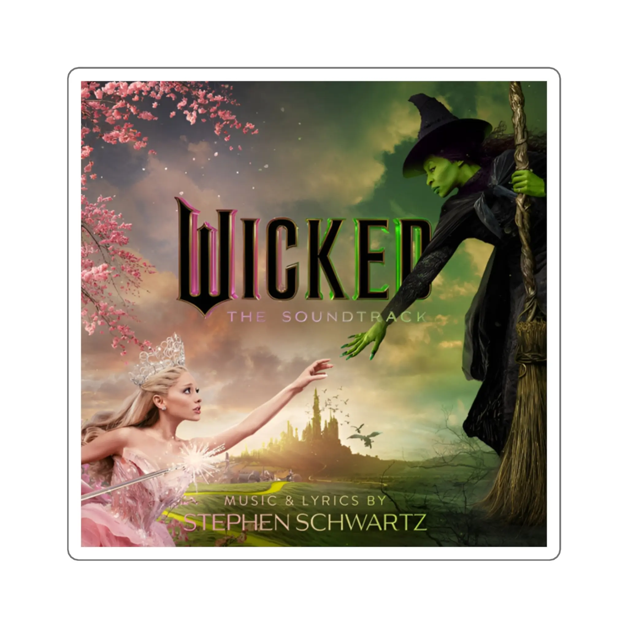 Wicked Soundtrack Sticker | Broadway Musical Cast Album Decal
