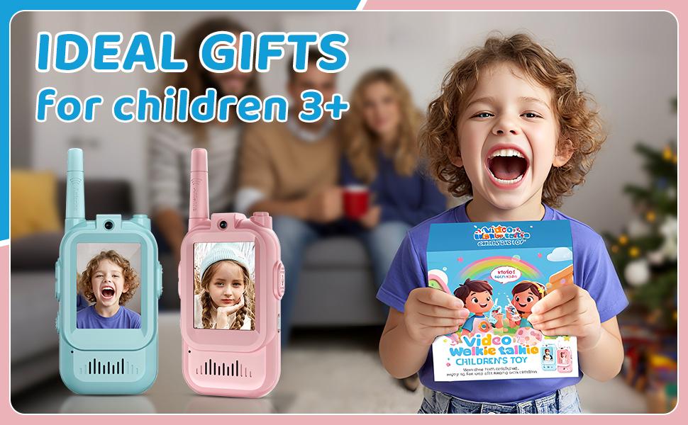 ZealSound Rechargable 2-Pack Kids Video Walkie Talkies Toys with Camera- 3-5H Playtime, 500-1500ft Range, Clear Sound&4 Voice Changers, Volume Adjustable Perfect Gift for 3-12, Great for Outdoor Play & Indoor Fun, Holiday & Birthday & Christmas Presents ZealSound Rechargable 2-Pack Kids Video Walkie Talkies Toys with Camera- 3-5H Playtime, 500-1500ft Range, Clear Sound&4 Voice Changers, Volume Adjustable Perfect Gift for 3-12, Great for Outdoor Play & Indoor Fun, Holiday & Birthday & Christmas Presents