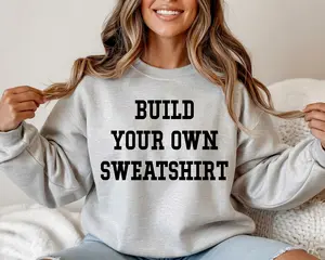 Build Your Own Crewneck Sweatshirt Personalize with Custom Colors & Designs for Casual Wear Easy Customization Versatile for Sports & Everyday