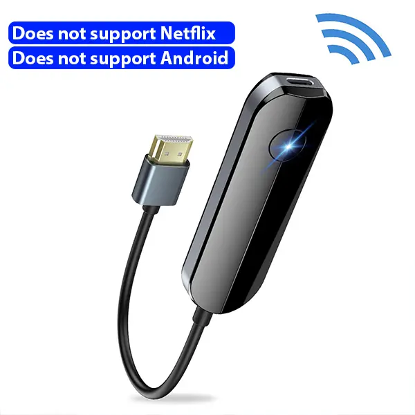 Lulaven Wireless HDMI Transmitter Receiver Set - Mobile Tech Gadgets, Plug-and-Play Screen Mirroring Adapter, HDMI Cable, iOS iPhone Accessory, Full HD Video-Audio Sync, No WIFI/Bluetooth Needed, Fast TV Streaming, Manufacturer Warranty