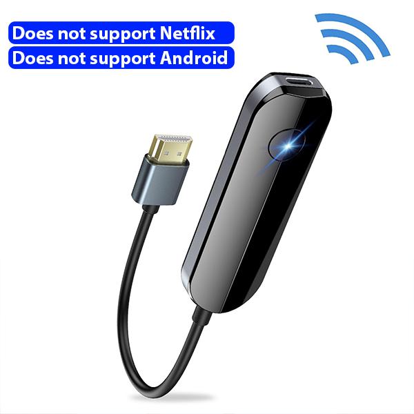 ( iOS Only )Wireless HDMI Transmitter ,Streaming Device for iPhone to TV, HD Video and Audio Sync, Fast Streaming Mirror