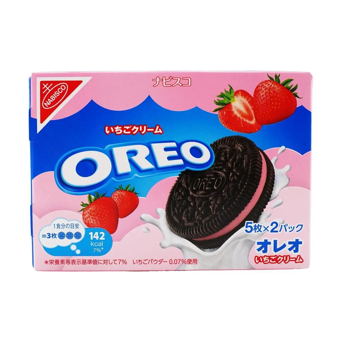 OREO Japan Strawberry Cream Sandwich Cookies 97g - Limited Edition Japanese Snack