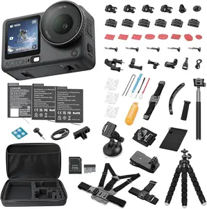 DJI Osmo Action 6 Action Camera Bundle - 8K Resolution, 1/1.1" Square Sensor, Waterproof Design