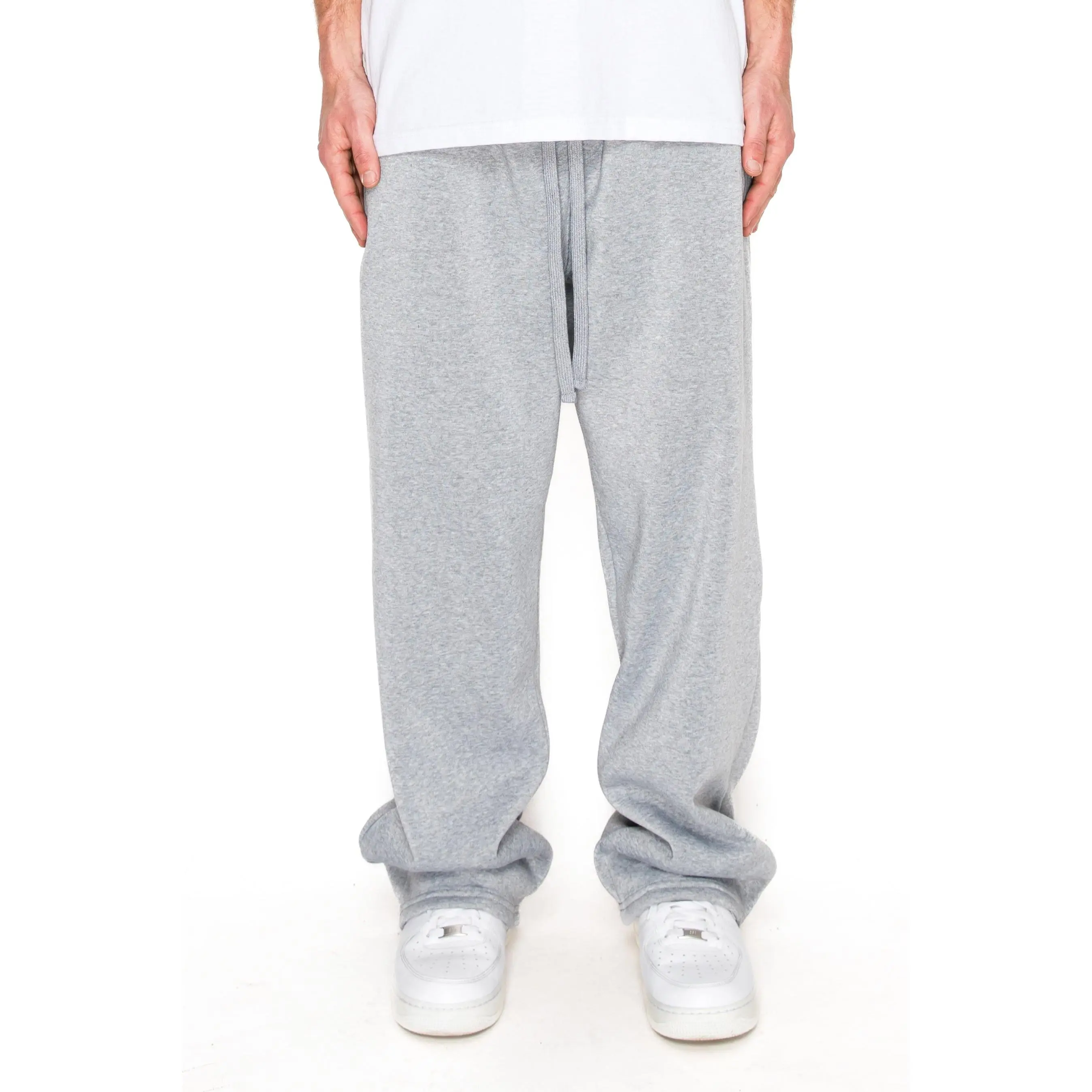 VICTORIOUS NOAH Essential Baggy Fit Fleece Pants Cotton Menswear
