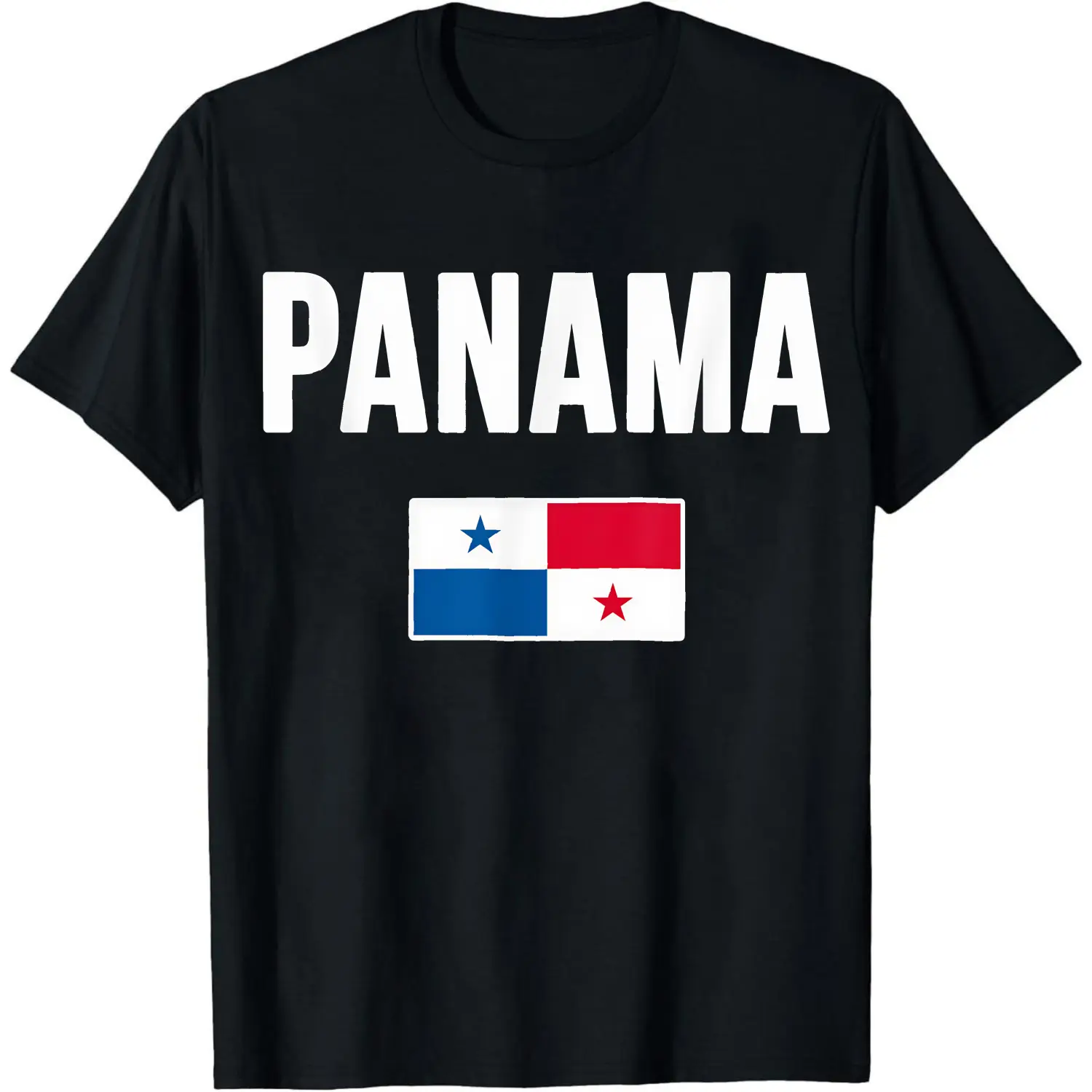 100% Cotton Panama Flag Design Print T Shirt T-Shirt Women Men Unisex Clothing Streetwear