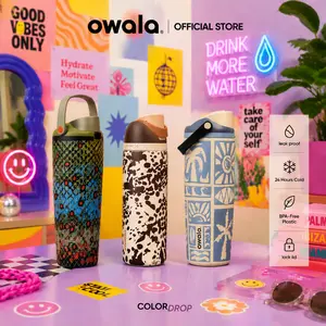 Owala FreeSip 30oz “Off the Hook” Limited Edition Leak-Proof Stainless Steel Water Bottle Gift Idea for Camping Lovers, Dad, Boys Father's Day, Hunting Cup Vacuum Flask, Tiktok Viral