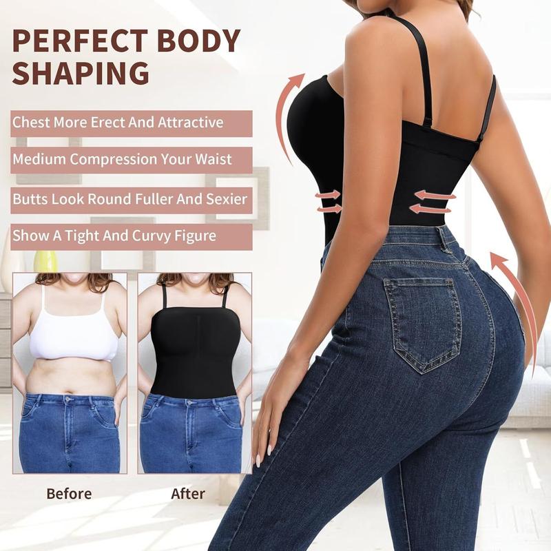 Women Strapless Shapewear Bodysuit Seamless Tummy Control Tube Top Body Shaper with Smooth Fit Comfortable Compression Outfits Elegant