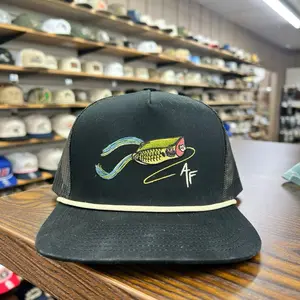 Frog Rope Hat - Black