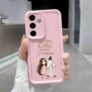 Faith Plan Soft&Flexible TPU Silicone Phone Case For Galaxy S26 Ultra S25 Edge S24 FE S23 S22 S21 Plus A13 A14 A15 A16 A17 A33 A34 A35 A36 A52 A53 A54 NOTE20 Durable|Shockproof|Full Camera Protection|Anti-Fingerprint