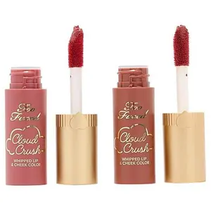 Too Faced Cloud Crush Whipped Lip & Cheek 2pk Headliner/Milk & Cookies
