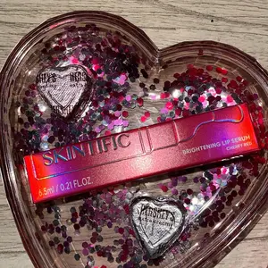 [Recommended by cardi B] SKINTIFIC Hydrating Brightening Lip Serum with Hyaluronic Acid & Peptide for Radiant Lips Gentle Glossy Korean Beauty Makeup Balm Shea Smooth Moisture with Cooling Metal Roller Applicator