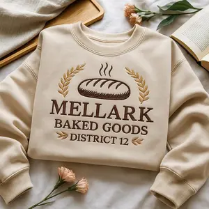 Mellark Bakery Embroidered Sweatshirt: Bookish Hunger Games Inspired