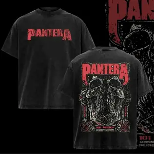 Pantera Shirts Unisex Adult Proof Skull T-Shirt.Music Graphic Tee, Rock Band Shirt, Retro Music Tee, Rock Music Lover Shirt, Vintage Band Shirts Casual Comfort Cotton Fabric Fit Top