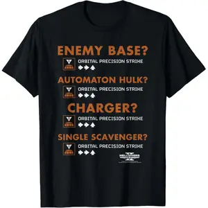 Helldivers 2 Game Themed Graphic Tee, Retro PlayStation Gaming Orbital Precision Strike Print Short Sleeve Top, Soft Casual Loose Fit Street Fashion Trendy Daily Outdoor Sports Unisex Fashion Apparel