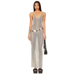 superdown Egon Maxi Dress in Gold