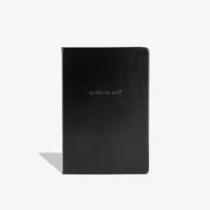 Notes to Self Lined Journal - Black