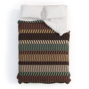 Deny Designs 2pc Twin/Twin XL Gneural Zig Zag Tiki Lounge Duvet Cover Bedding Set