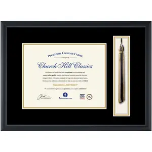 Church Hill Classics Tassel & Cord Diploma Frame 8.5 x 11 - Graduation Document Display