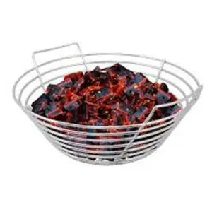 Kick Ash Basket for Large Round Ceramic Grill - KAB-LG-SS