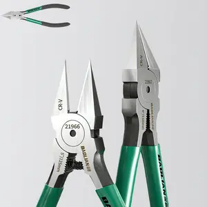 Multi-Functional Wire Cutter Pliers, Angled Diagonal Wire Cutting Tool for Electricians, High Hardness CR-V Steel Sharp Pliers for Soft Wires, Circuit Boards, Model Trimming, Plastic Parts, Electronic Components and Cable Ties