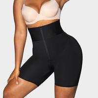 Zipper-Front Shorts-Black