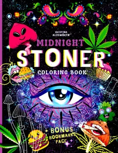 MIDNIGHT STONER Coloring Book + BONUS Bookmarks Page!