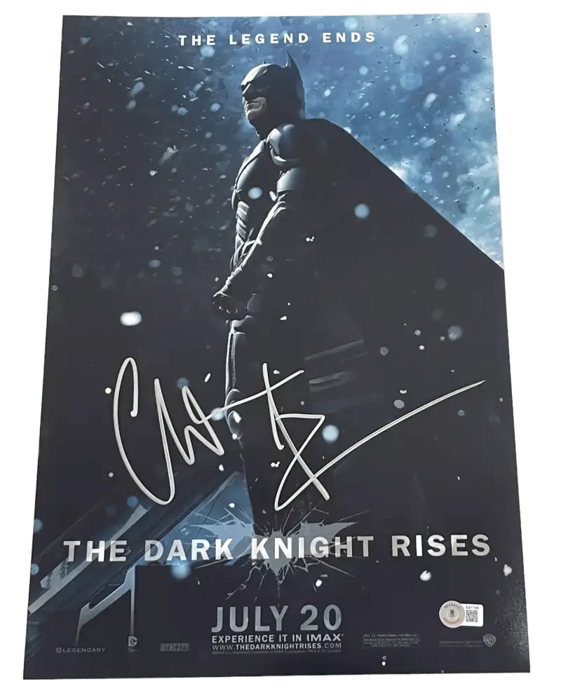 Christian Bale Authentic Autographed 12x18 Photo Poster #4
