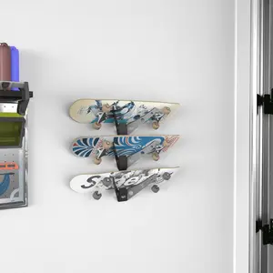 Skateboard Rack for 1, 2, or 3 Skateboard Decks