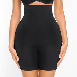 FeelinGirl  Tummy Control Shapewear Shorts Shaper for Women High-Waisted Thigh Fashion Comfort Womenswear Nylon Leg Fit