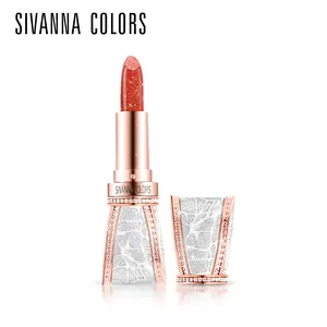 Black friday SIVANNA Women's Bow Semi-Matte Diamond Design High Quality Lipstick  Value  2 sets