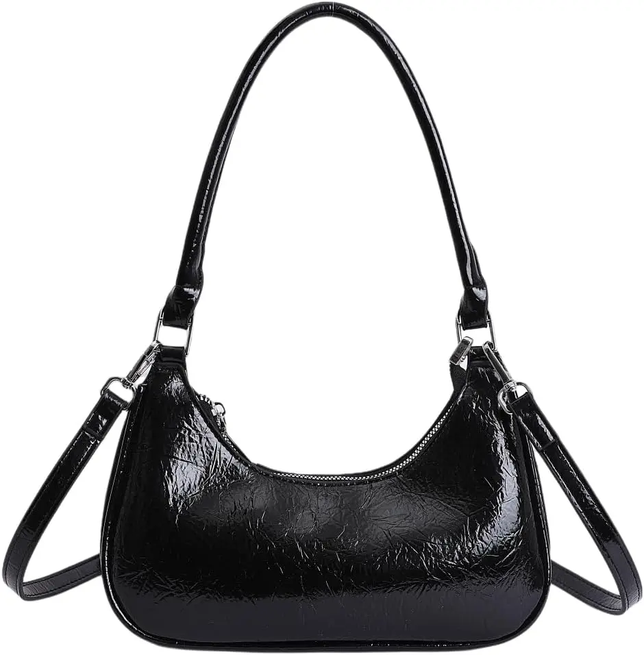 Shoulder Bags for Women Cute Crescent Hobo Crossbody Handbag Small Tote Clutch Purse for Daily Work Travel | Vegan Leather,back to school,back to school haul