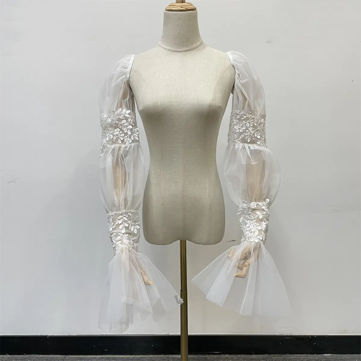 Fairy Detachable Sleeves,  Wedding Sleeves, Bridal Separates, Lace Detachable Sleeves, Matching Dress Fabric Soft