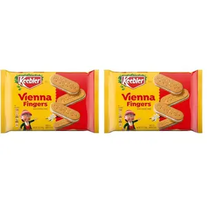 Keebler Vienna Fingers Creme Filled Sandwich Cookies, 12 Oz. (Pack of 2) Dessert Snack