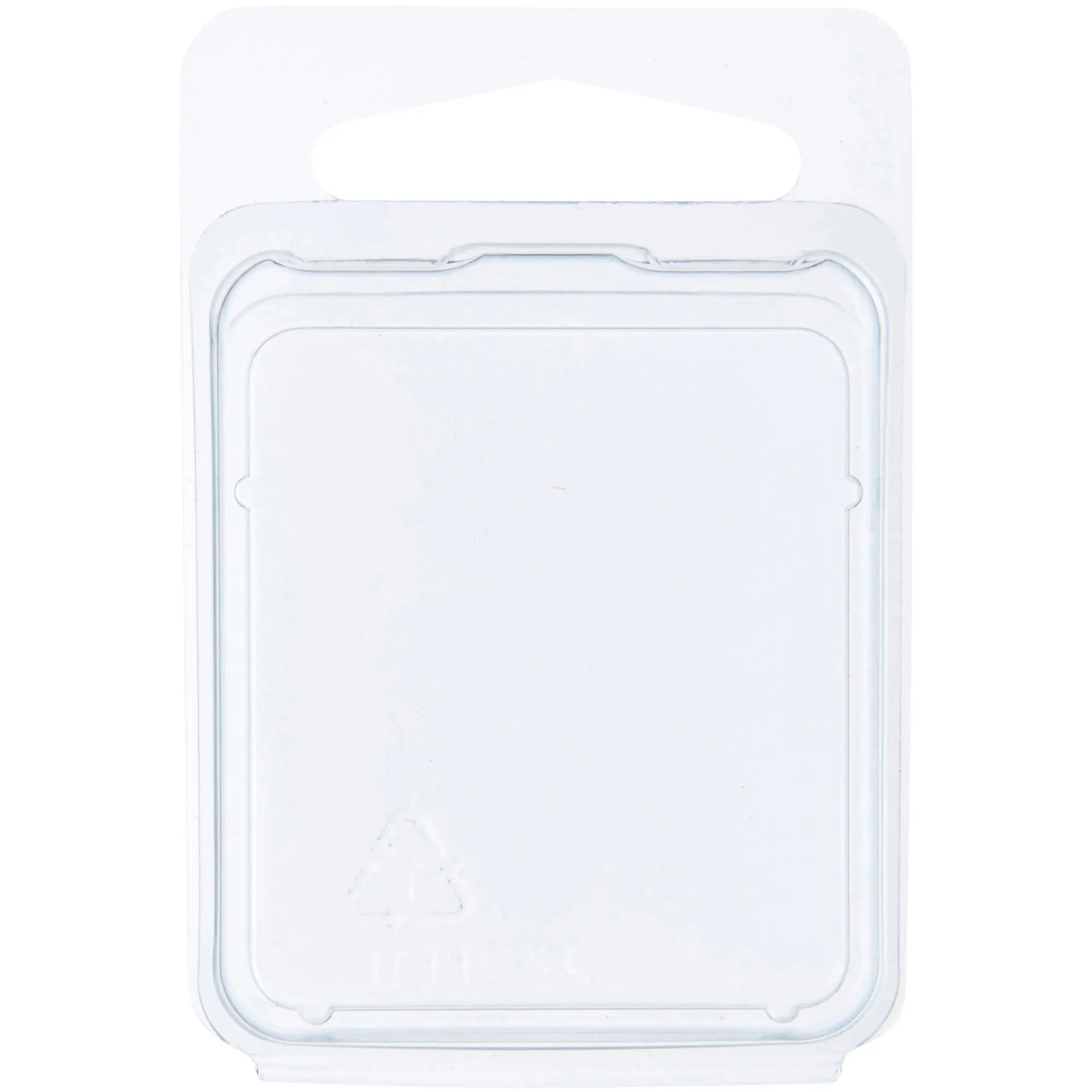 Collecting Warehouse Clear Plastic Clamshell Package / Storage Container, 1.75" H x 1.5625" W x 0.375" D