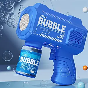 Electric Bubble Machine, Bubble Maker, Portable Automatic Bubble Gun, Outdoor Party Toy, Ideal Gift for Beach & Ocean Toy