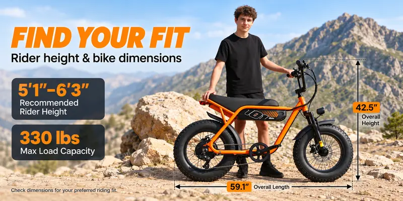 ESKUTE V101 moped-style electric bike design