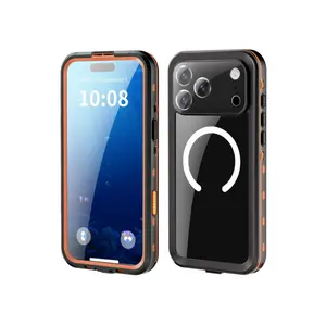 IP68 Waterproof Magnetic Case For iPhone 17 16e 16 15 13 Pro Max , 16 15  Plus Phone Cases Dustproof Protection 360 Full Cover