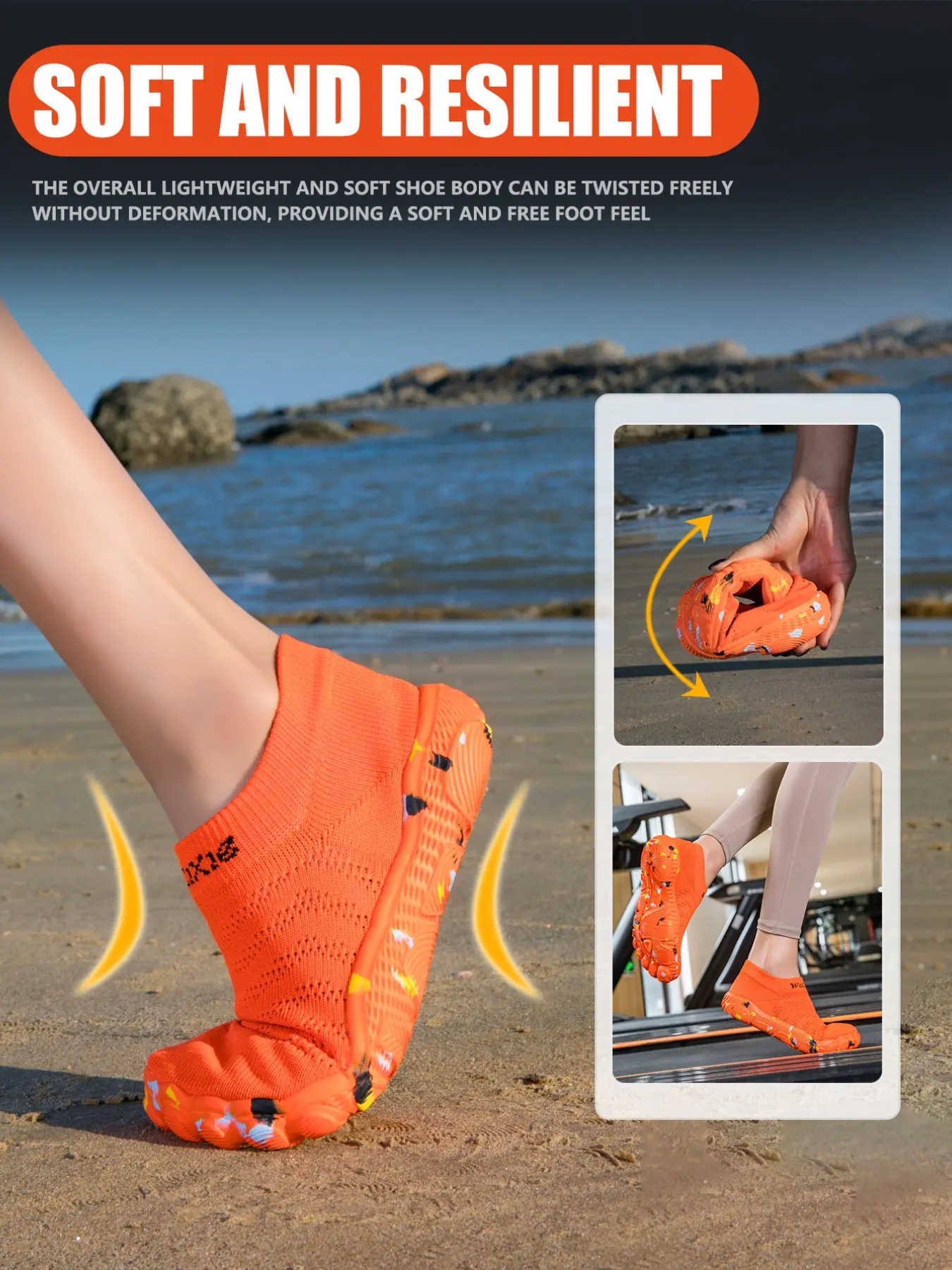 Unisex Breathable Wide Toe Water Shoes, Non-Slip Minimalist Design, All-Season Comfort, Ideal for Outdoor Activities, Water Sports Footwear, Lightweight Beach Sandals, Footwear, Wading Shoes, Water Aqua Shoes