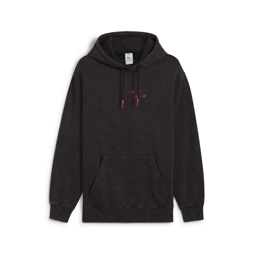 PUMA Mens X Selena Gomez Graphic Hoodie Casual Outerwear Casual - Black