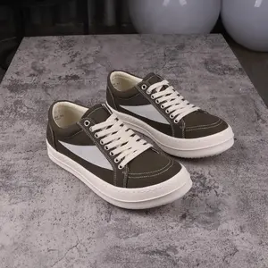 Retro shoes  Men Women Shoes High Street Vintage Luxury Low Lace Up Trainers Skateboard  Genuine Leather  designer Sneakers