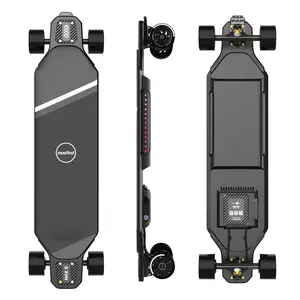 Maxfind MAX5S Entry Level Electric Skateboard with Remote, 1300W Hub Motors, 15 Miles Range, 24 Mph Speed, Skateboard for Adults, Beginners