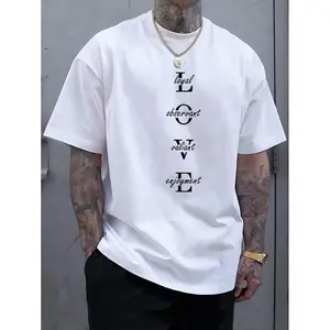 100% Cotton Men'S Large-Size Short-Sleeved T-Shirt, Fashionable And Versatile Breathable, Suitable For Daily Wear Golf Gift T-Shirt For Men And Women