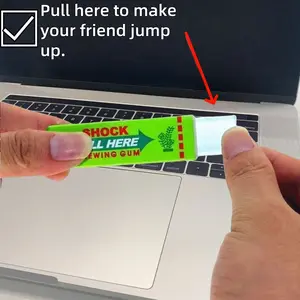 【Quick delivey】3 Pcs Electrifying chewing gum Bubble gum, nightclub party toys, pranks on friends, getting your friends to jump up Halloween April Fool's Day Supplies