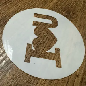 Stencil de San Valentine para pastel