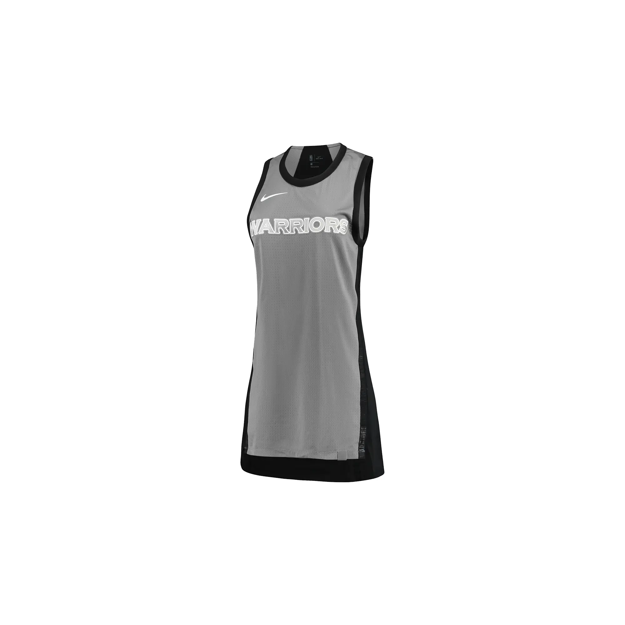 NBA Golden State Warriors Spring Jersey Long Tank Top WMNS "Gray/Black" 920485 036