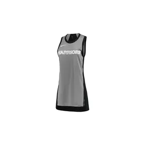 NBA Golden State Warriors Spring Jersey Long Tank Top WMNS "Gray/Black" 920485 036