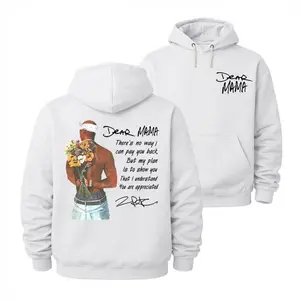 Dear Mama Lyrics Hoodie, Vintage Hip Hop Legend Graphic T-Shirt, Unisex Music Rap Sweatshirt, Full Size, Gift For Fans